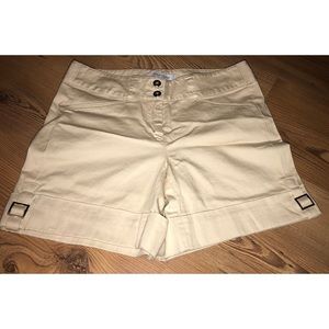 Tan WHITE HOUSE BLACK MARKET shorts